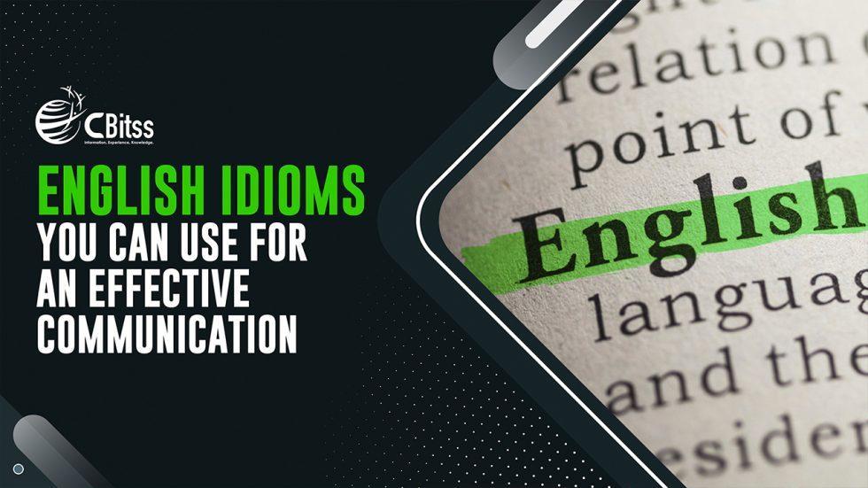 use of idioms for effective communication