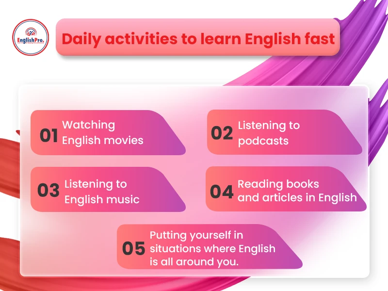 activities to learn english